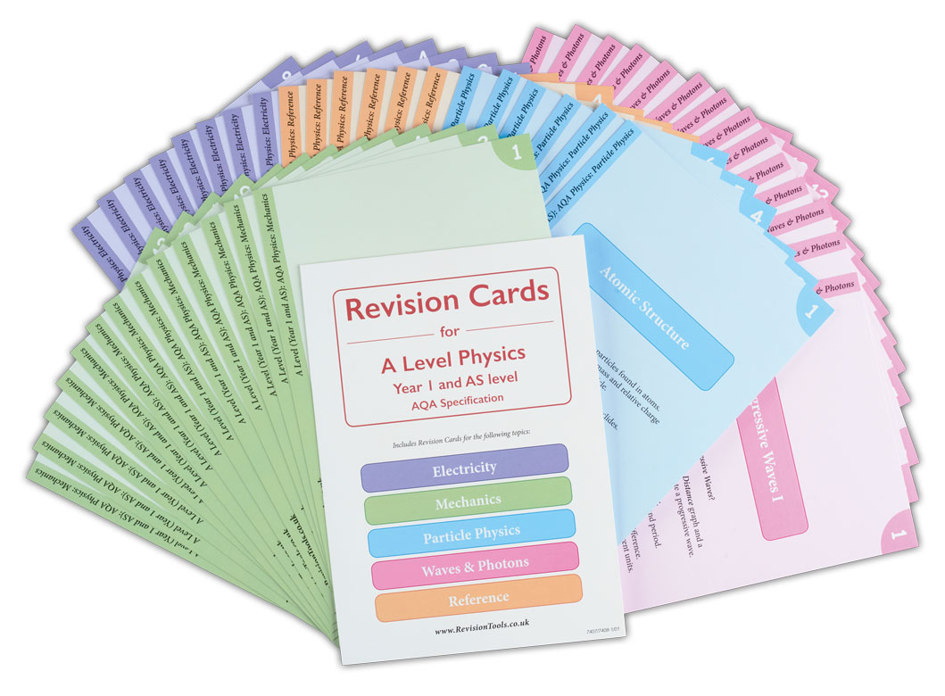 fan of revision cards